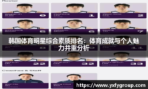 韩国体育明星综合素质排名：体育成就与个人魅力并重分析